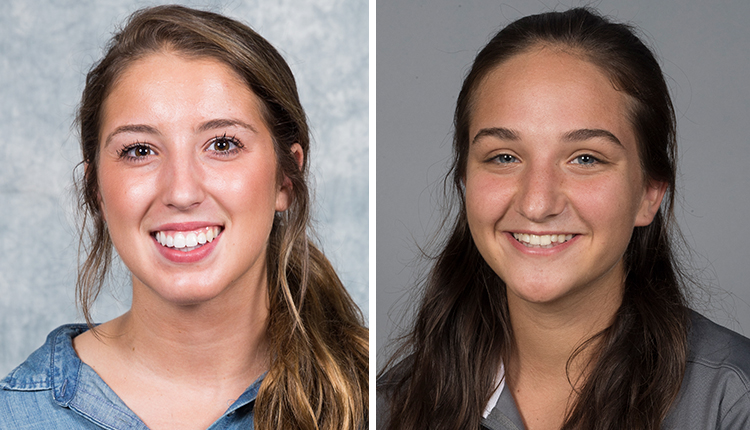 Christopher Newport Junior Gabby Gillis and Wesley Freshman Krista Salvadore Secure CAC Women's Soccer Weekly Honors