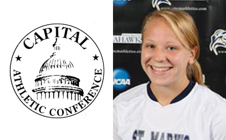 Marymount Junior Paige Pierson And St. Mary's Sophomore Virginia Williams Gain CAC Women's Soccer Weekly Awards