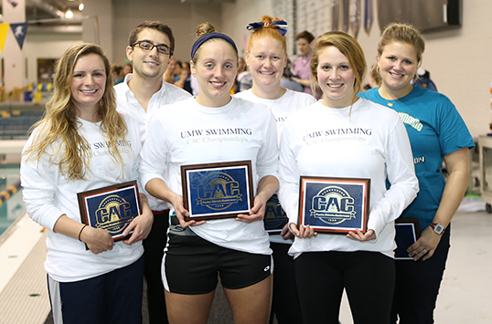 2014 ALL-CAC TEAM:  UMW’s Amber Kerico And Abby Cox Share CAC Women’s Swimmer Of The Year Award