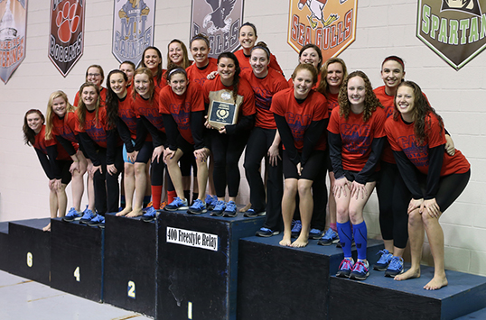 Mary Washington Wins 25th Straight CAC Women's Swimming Championship; UMW's Hallock Earns Swimmer of the Year Honors