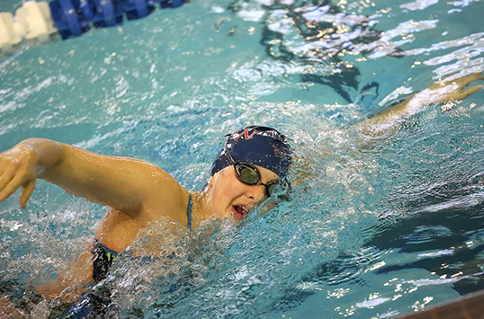 Mary Washington Men and Women Jump Out To Early Lead at CAC Swimming Championships; Five Records Broken On Day 1