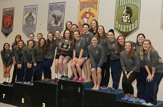 Mary Washington Races to 26th Straight CAC Women's Swimming Crown; UMW's Anna Corley Claims Swimmer of the Year