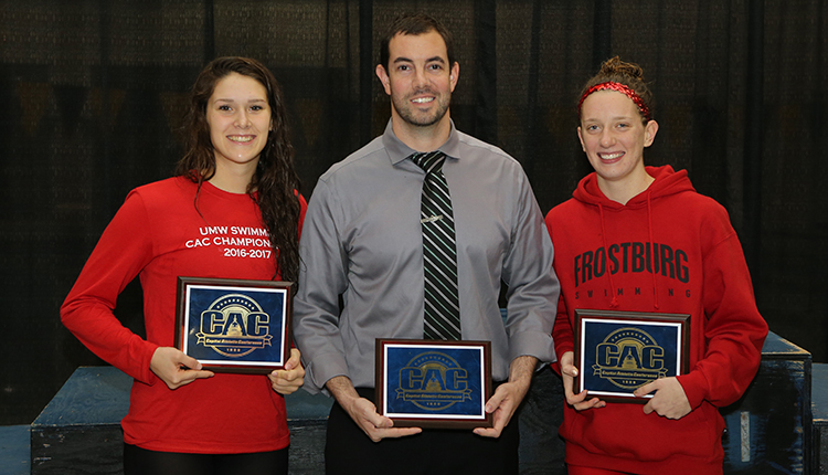 Frostburg State's Nitchie, Mary Washington's Geskey, and York's Doyle Earn Major Awards on 2017 All-CAC Women's Swimming Team