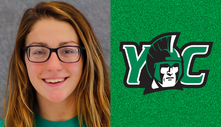 York Sophomore Justine Wantz Claims Third CAC Women's Swimming Weekly Honor