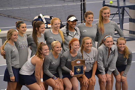 Mary Washington Women's Tennis Sweeps Doubles On The Way To 8-1 Victory Over Christopher Newport In CAC Championship Match