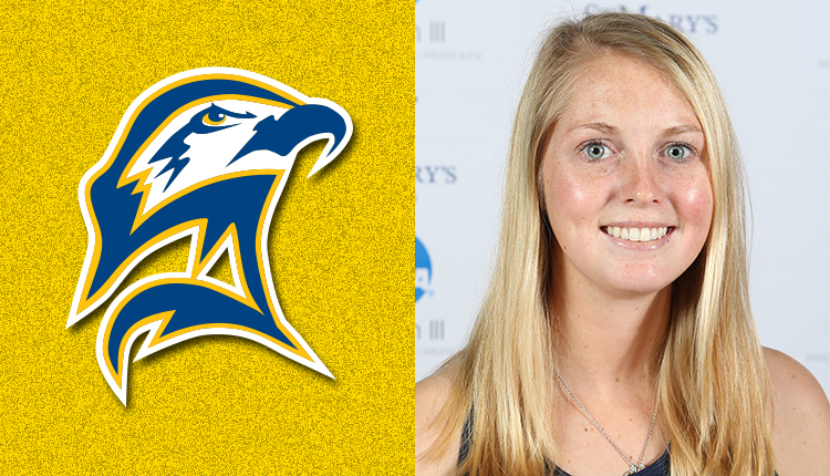 St. Mary's Junior Savannah Bergen Honored as CAC Women's Tennis Player of the Week