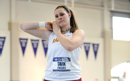 Salisbury Soph. Chelsea Tavik Closes Season With All-American Shot Put Honor At NCAAChampionships; Frostburg State's Emily Furr Competes In Triple Jump