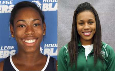 Freshmen Alexandra Dystant Of Hood And Jasmine Smith Of York Selected For CAC Women's Track & Field Awards