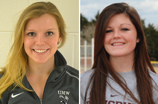 Mary Washington Junior Cheyenne Falls and Salisbury Sophomore Lauren Snyder Named CAC Women's Track & Field Athletes of the Week