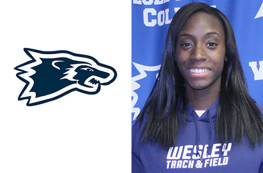 INTRODUCING ... Wesley Freshman And 2014 CAC Women's Indoor Track & Field Rookie Of The Year Elizsha Streeter