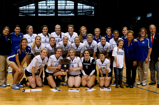 Christopher Newport Sweeps Salisbury to Claim CAC Volleyball Championship