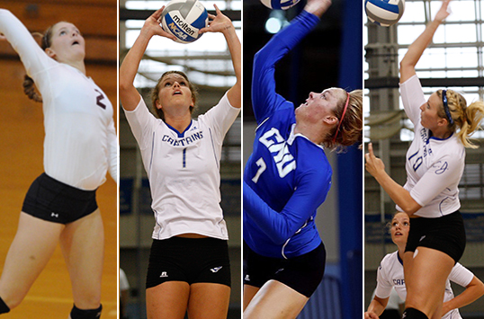 Four CAC Volleyball Players Earn AVCA All-America Honors; CNU's Sutton Named to First Team
