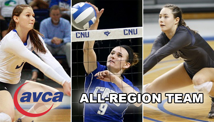Three CAC Volleyball Players Earn AVCA All-Region Accolades