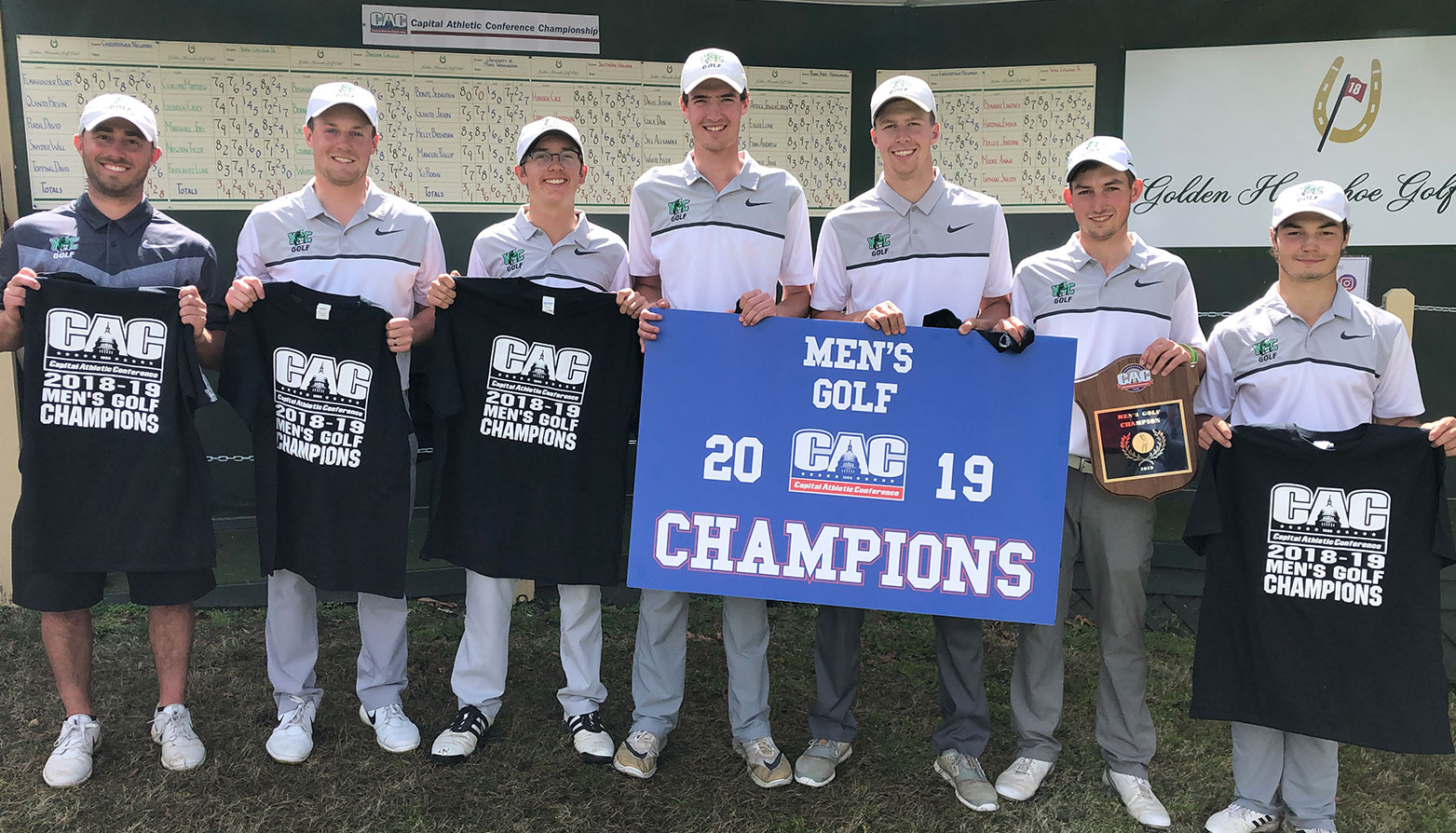 York Edges Babson to Capture 2019 CAC Men's Golf Championship