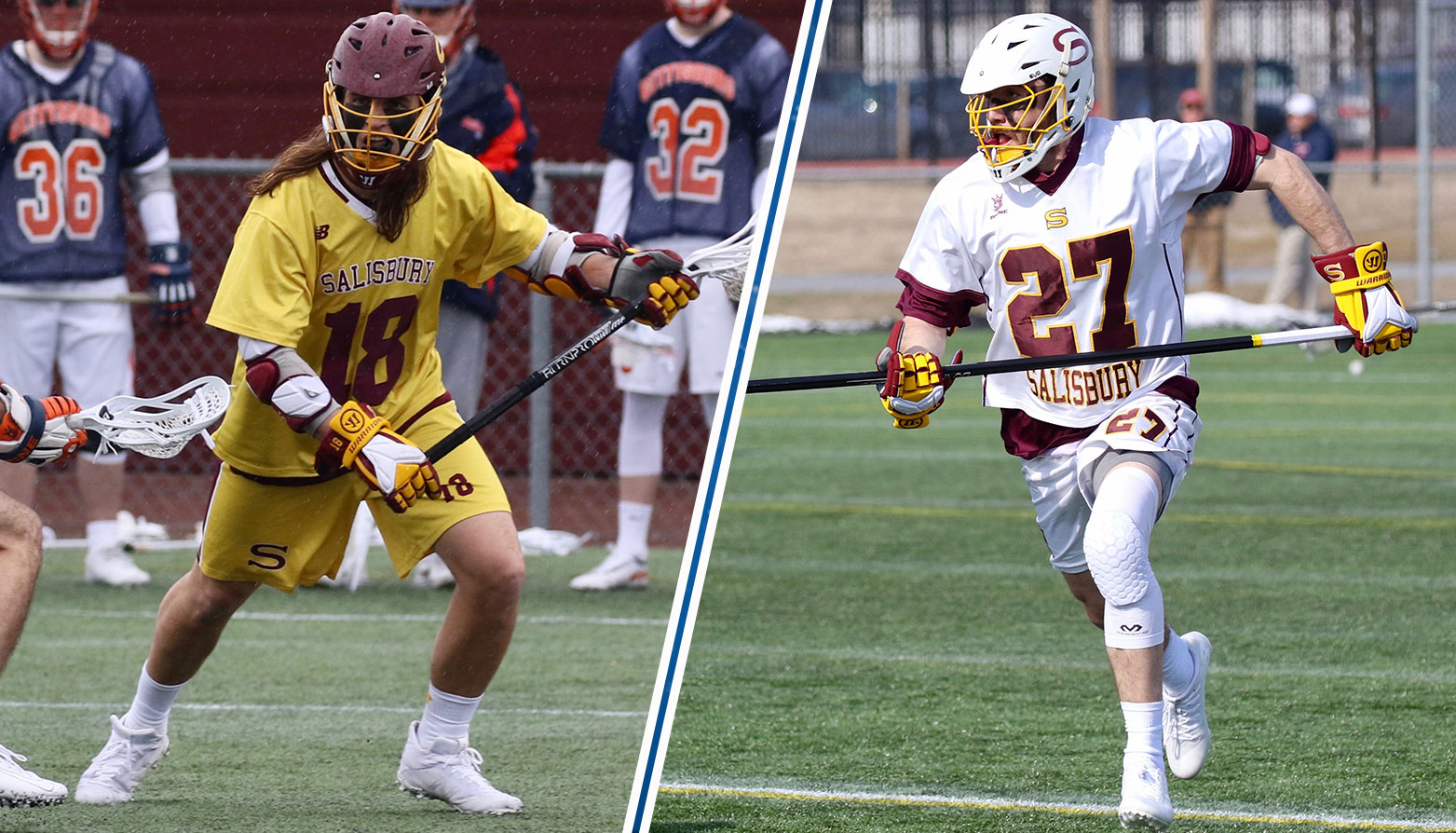 Salisbury's Corey Gwin & Kevin Murphy Sweep CAC Men's Lacrosse Weekly Accolades