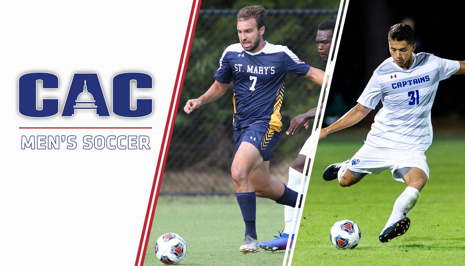 CNU's Cook & St. Mary's McRobie Capture CAC Men's Soccer Weekly Accolades