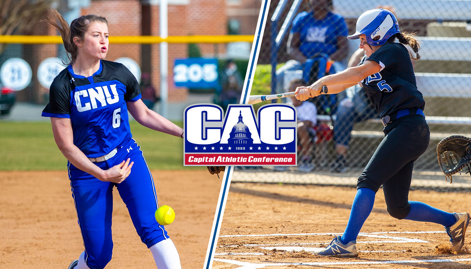 Five Different Teams Earn Victories, CNU Unbeaten As Pod Play Commences CAC Softball Tournament