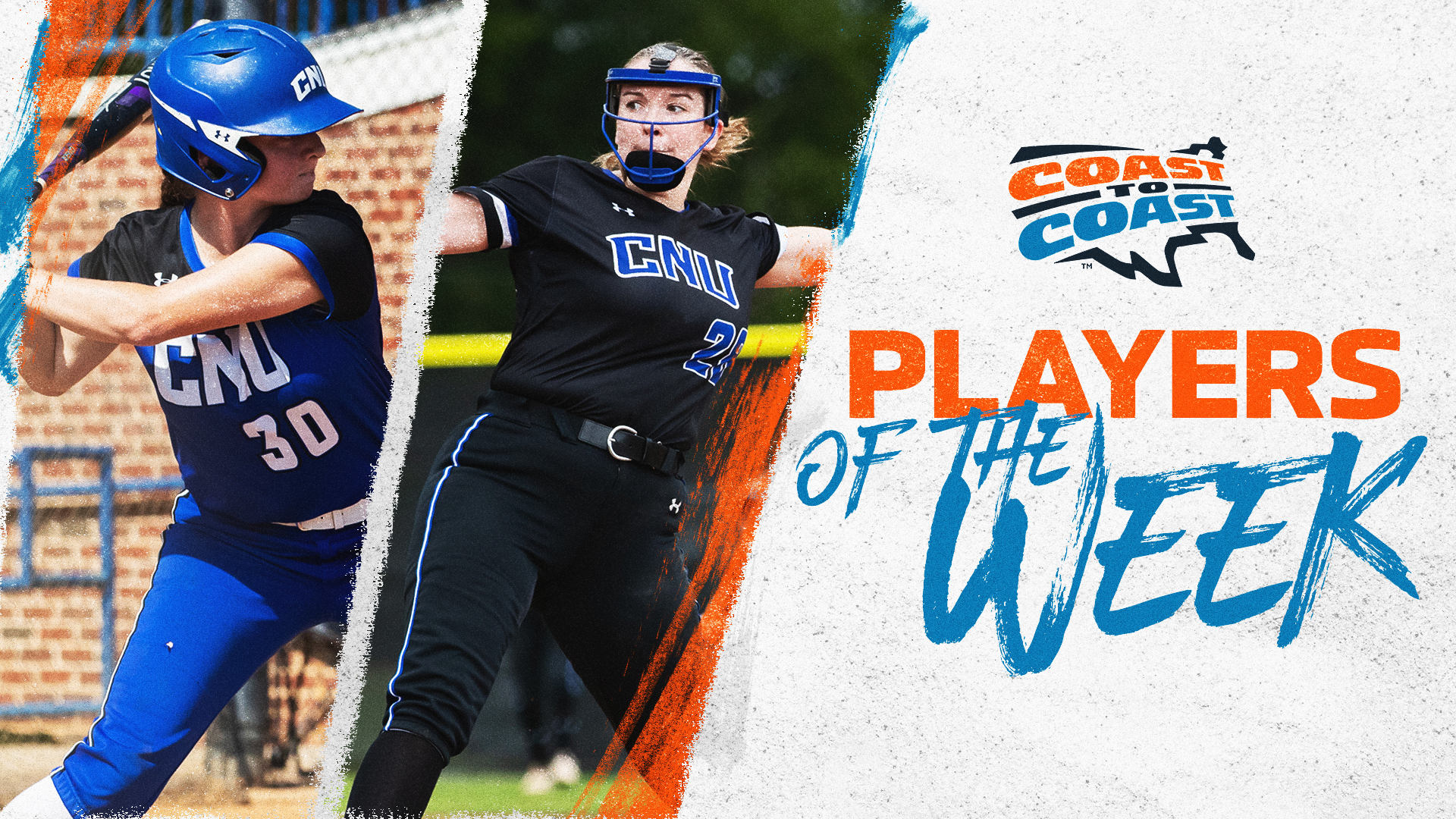 CNU&rsquo;s Donnelly and Martin Selected C2C Softball Players of the Week