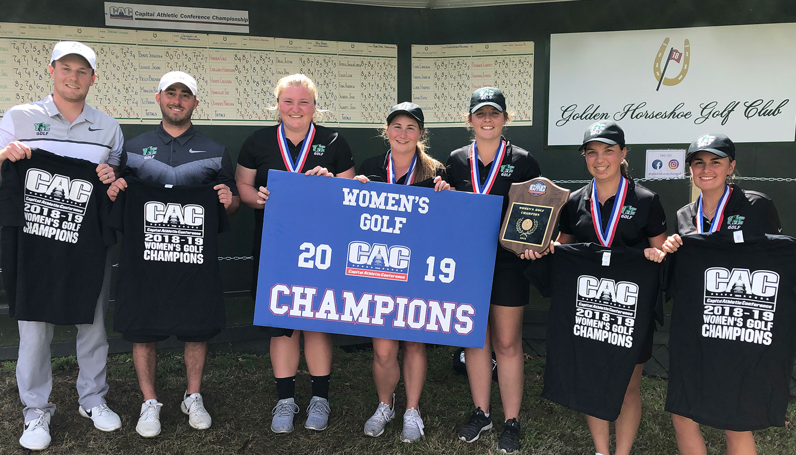 York Outduels Christopher Newport to Win 2019 CAC Women's Golf Championship