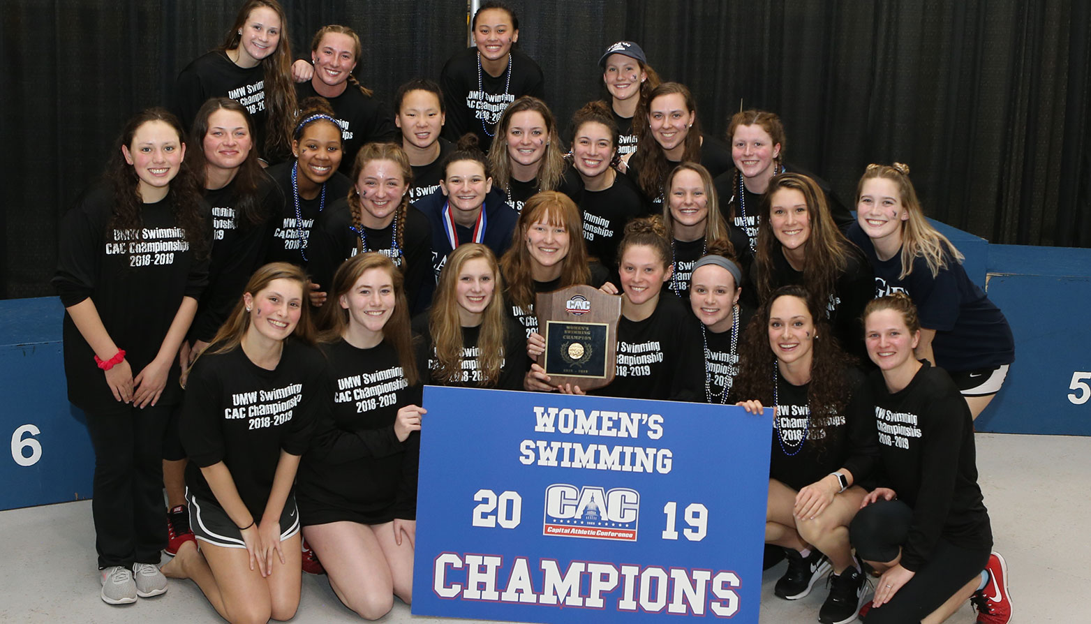 Mary Washington Women's Swimming Wins 29th Consecutive CAC Championship; UMW's Carley Vaughn Selected Swimmer of the Year