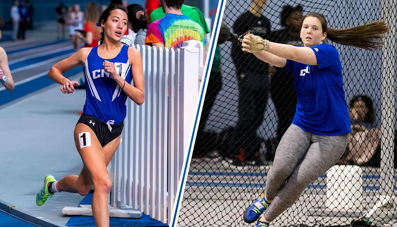Christopher Newport's Sarah Johnson & Samantha Dickerson Sweep CAC Women's Track & Field Athlete of the Week Accolades