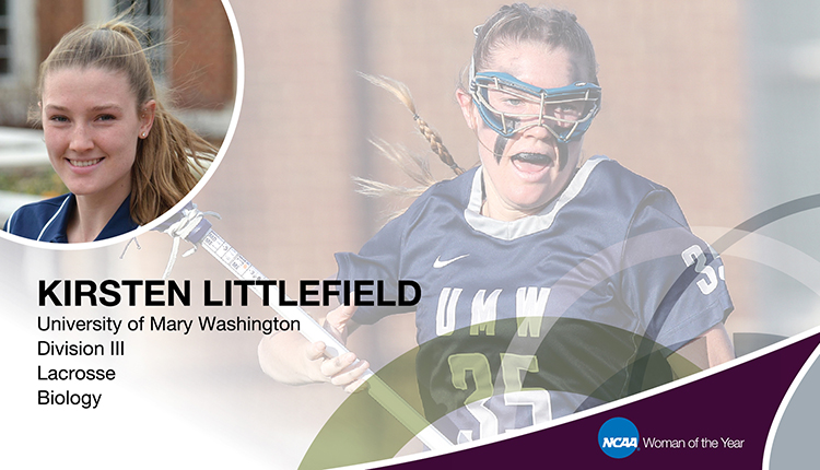 Mary Washington's Littlefield Named National Finalist for NCAA Woman of the Year Award