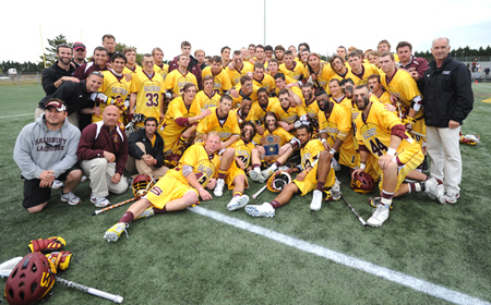 Top-Ranked Salisbury Holds Of 4th-Ranked Stevenson For 12-9 Win In CAC Men's Lacrosse Championship Game