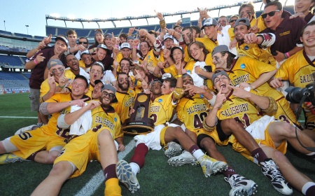 Salisbury Men's Lacrosse Tops Cortland State, 14-10, For 2nd-Straight NCAA Title With 23-0 Record