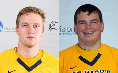 St. Mary's Ben Love And Scott Marsh Sweep CAC Men's Lacrosse Weekly Awards
