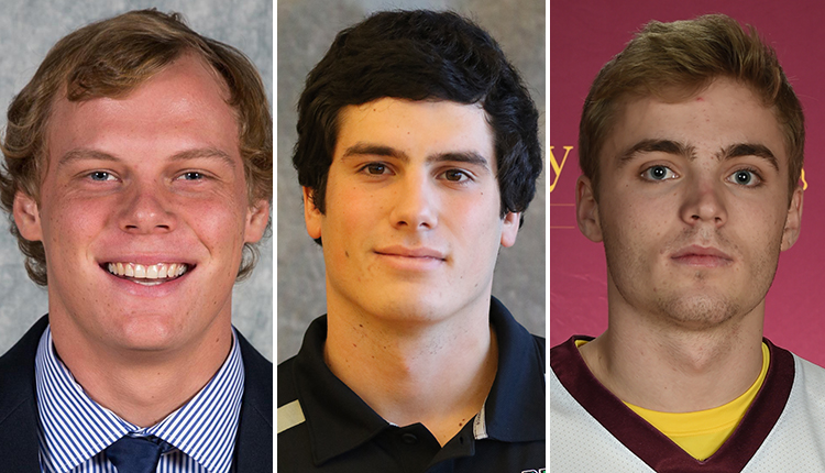 Christopher Newport Senior Will Geise, York Sophomore Billy Sasso, and Salisbury Junior Kyle Tucker Receive CAC Men's Lacrosse Weekly Honors