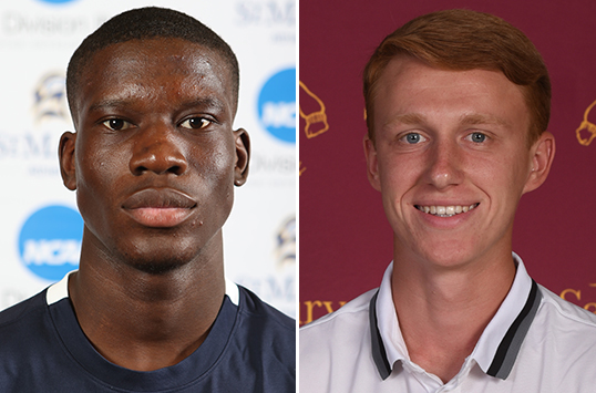 St. Mary's Freshman Khalid Balogun and Salisbury Junior Nick Carrington Earn CAC Men's Soccer Weekly Awards