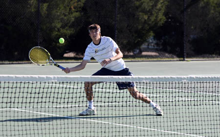 St. Mary's Moves into Tie For Second Place In CAC Men's Tennis Standings