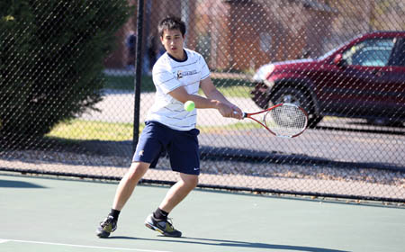 St. Mary's Men's Tennis Wins Twice Over The Weekend To Gain The #2 Seed In The 2012 CAC Playoffs