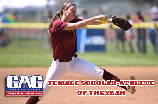 Salisbury University Softball All-American Pitcher Rachel Johnson Selected As The 2014-15 CAC Female Scholar-Athlete Of The Year