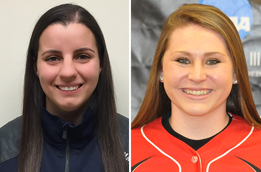 Wesley Junior Nina Marcano and Frostburg State Junior Hannah Tavik Named CAC Softball Players of the Week
