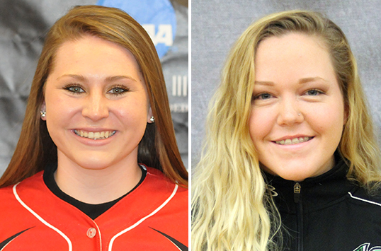 Frostburg State Junior Hannah Tavik and York Freshman Jenny Coyle Honored as CAC Softball Players of the Week