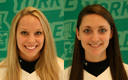 York's Brittany Therres And Michelle Barwick Sweep CAC Weekly Softball Accolades