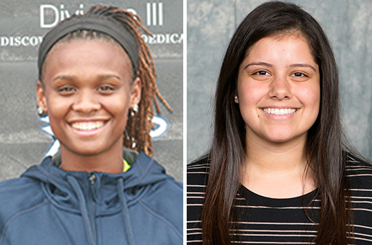 Wesley Freshman Janiah Moore and Christopher Newport Junior Haley Casanova Named CAC Women's Soccer Players of the Week
