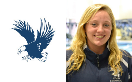 UMW's Amber Kerico Captures 4 Gold Medals In Saturday's CAC Women's Swimming Competition