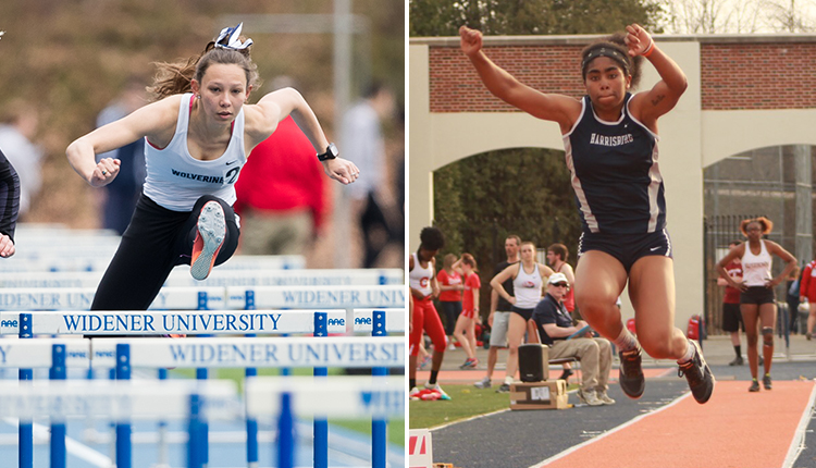 Wesley Senior Ashley Morris and Penn State Harrisburg Freshman Rae Rae Taylor Nab CAC Women's Track & Field Weekly Awards