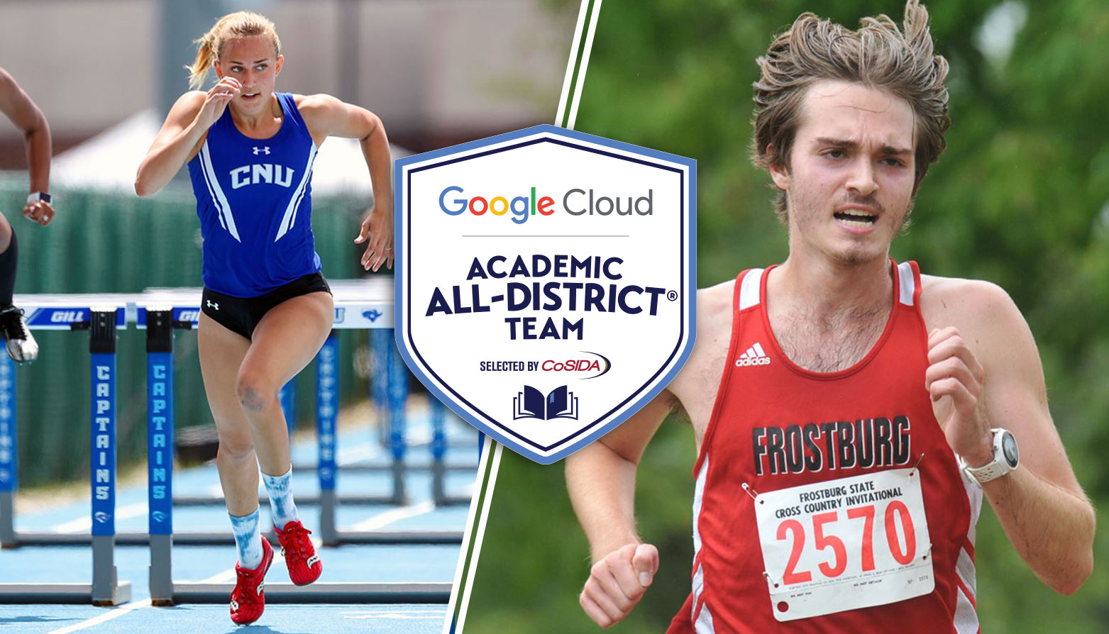 Four Land Google Cloud Track & Field Academic All-District Honors