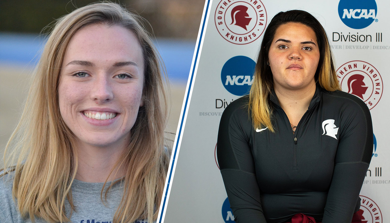 Southern Virginia's Baylee Mulitalo & Mary Washington's Erin Andrewlevich Honored as CAC Women's Track & Field Athletes of the Week
