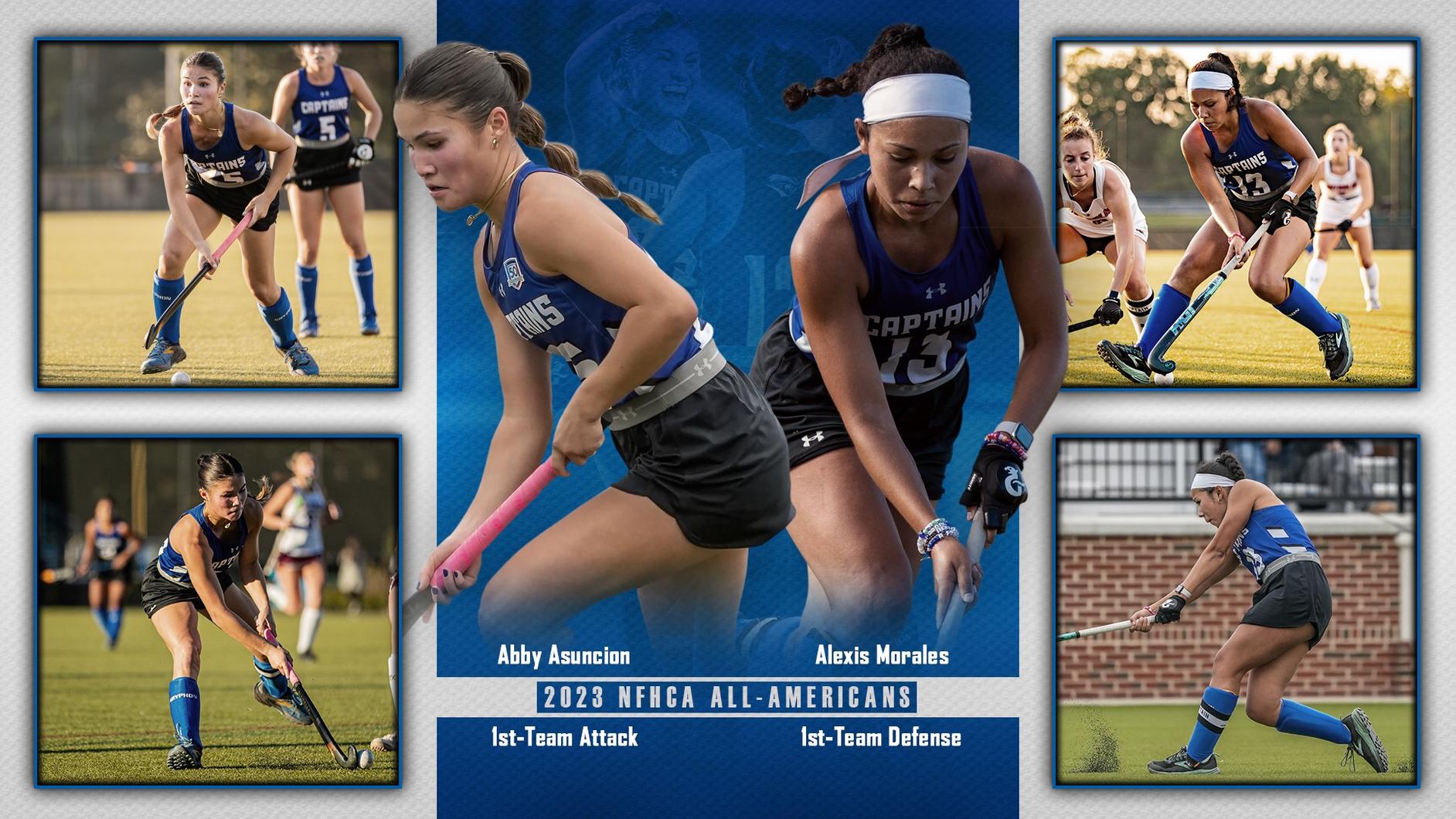 CNU's Abby Asuncion and Alexis Morales Collect First-Team NFHCA All-American Accolades