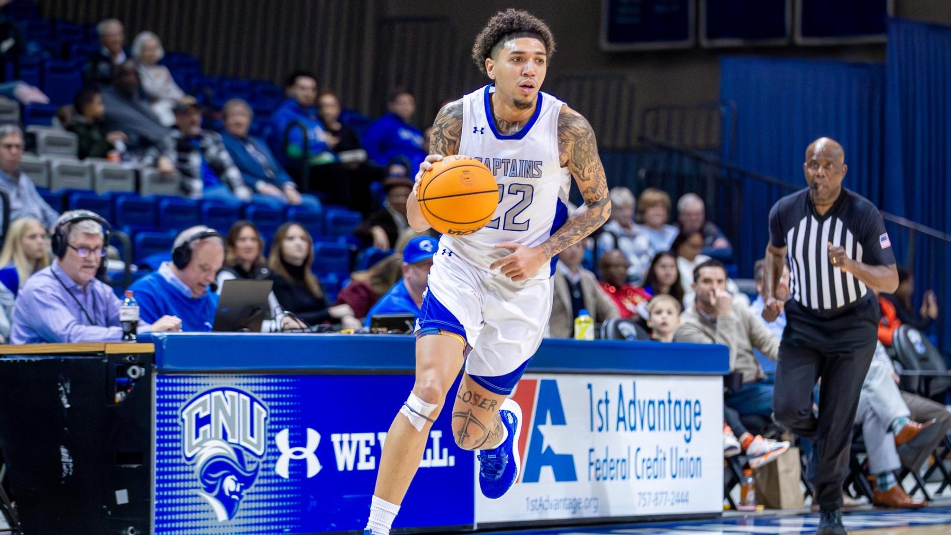 CNU's Jahn Hines Named First Team All-District by National Association of Basketball Coaches