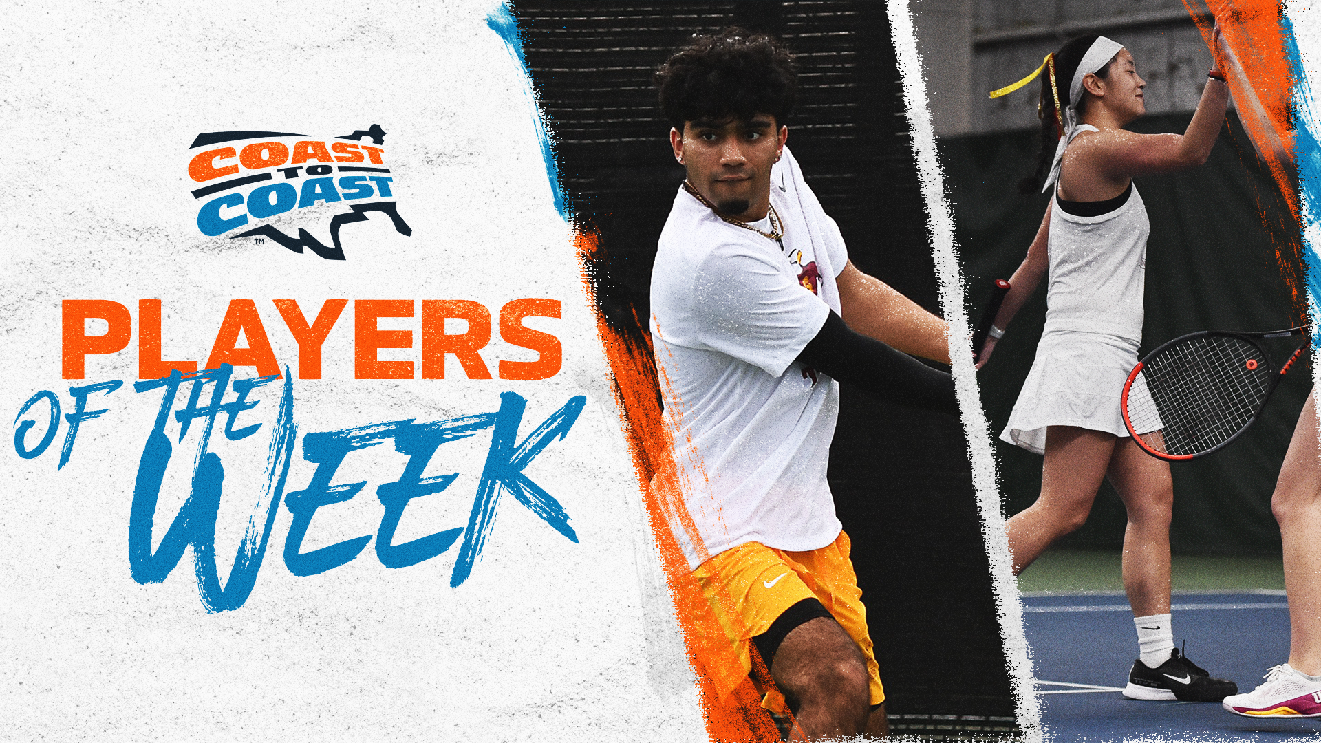 SU’s Suri and Muir Earn C2C Tennis Player of the Week Accolades
