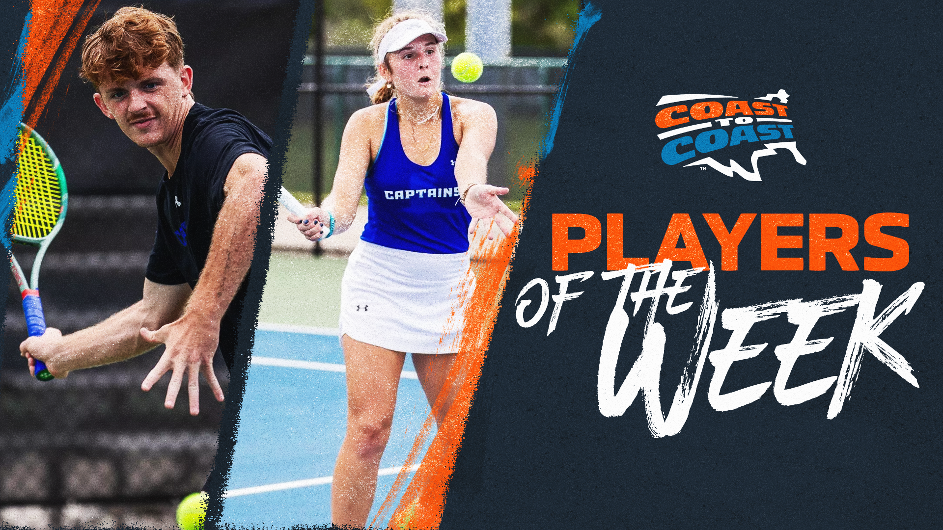 CNU’s Christiansen, Schaefer Named C2C Tennis Players of the Week