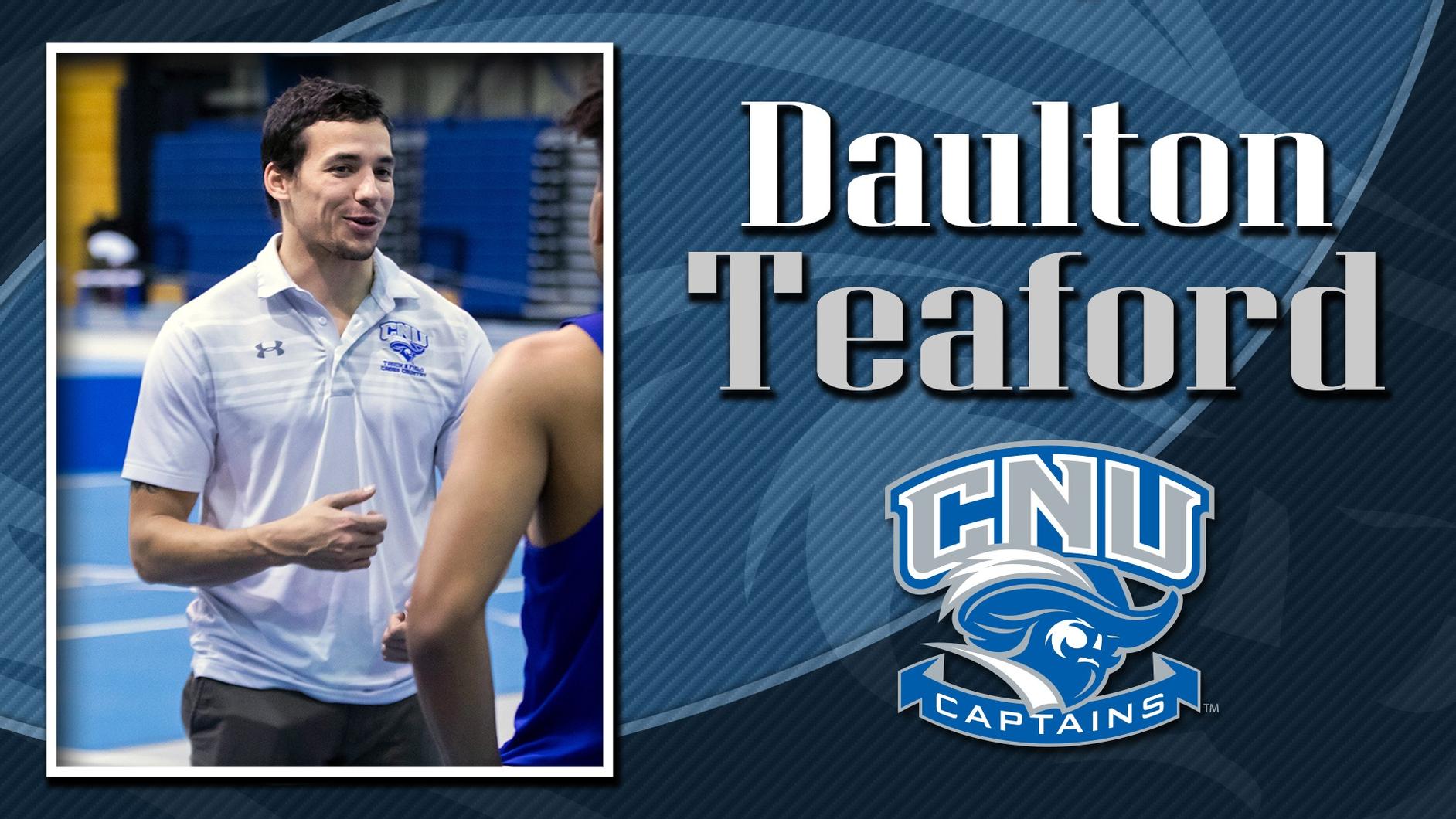 Daulton Teaford Named CNU Track & Field and Cross Country Head Coach for Sprints, Hurdles, and Jumps