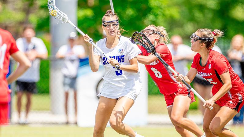 Gritty Defensive Effort, Fourth-Quarter Heroics Carry No. 21 CNU Women's Lacrosse Past Catholic, 9-6, in Second Round of NCAA Tournament