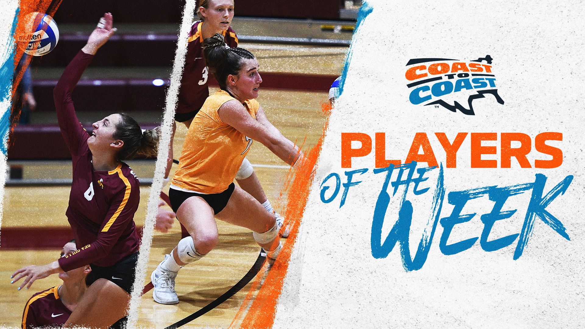 Salisbury’s Eustace, Rail Named C2C Women's Volleyball Players of the Week