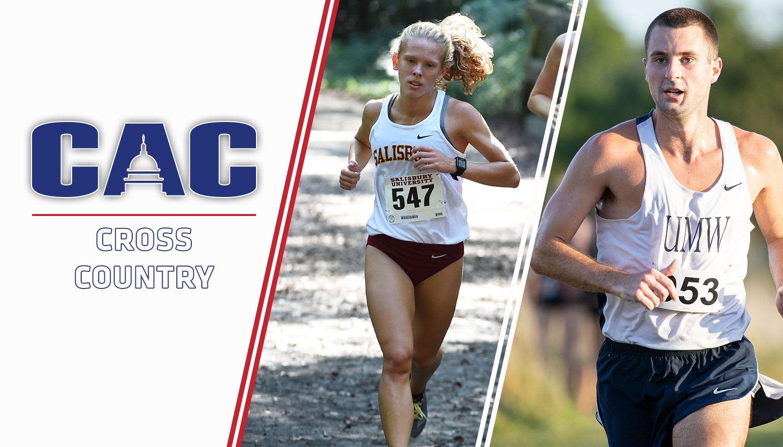 Mary Washington's Gibson & Salisbury's Delaplaine Crowned CAC Cross Country Athletes of the Week